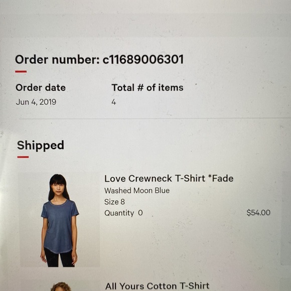 Lululemon Love Crewneck T-Shirt *Fade - Picture 4 of 6